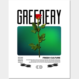 Greenery Modern Streetwear Posters and Art